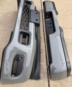 DODGE RAM 2019 - 2026 CERAMIC GRAY FRONT AND REAR BUMPER WITH PARKING SENSOR
