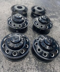17” Dodge Ram 3500 Dually Laramie wheels rims OEM black
