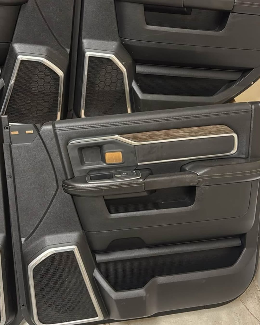 2009-2018 Ram Laramie black door panels - Image 2