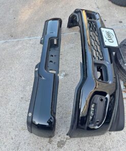Alternative view of Black ram 2500 / 3500 front and rear bumpers  No scratches or dents