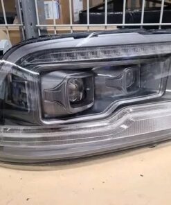 Alternative view of RAM XB color matched head and tail lights with fogs