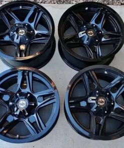 17″ Black American outlaw wheels