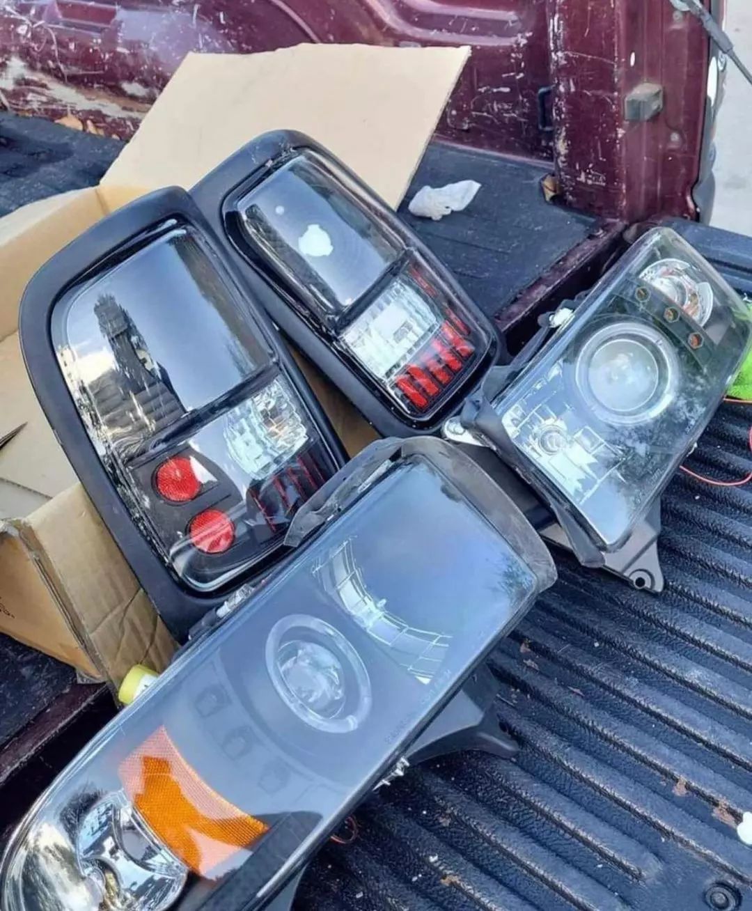 New 2nd gen dodge ram headlight and Taillights