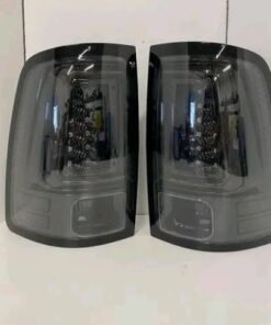 Alternative view of Dodge Ram 2009-2018 color matched tail lights