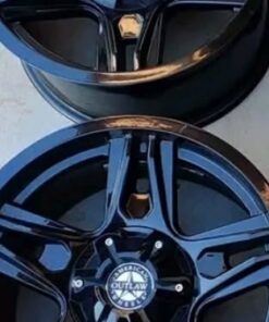 Alternative view of 17″ Black American outlaw wheels