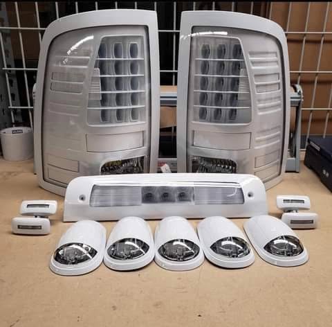 Dodge Ram taillights set, including the 3rd brake light and cab light