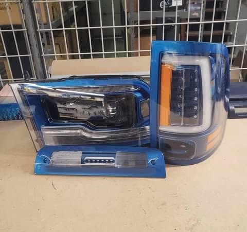 Head and taillights for the 2009-2018 Dodge Ram