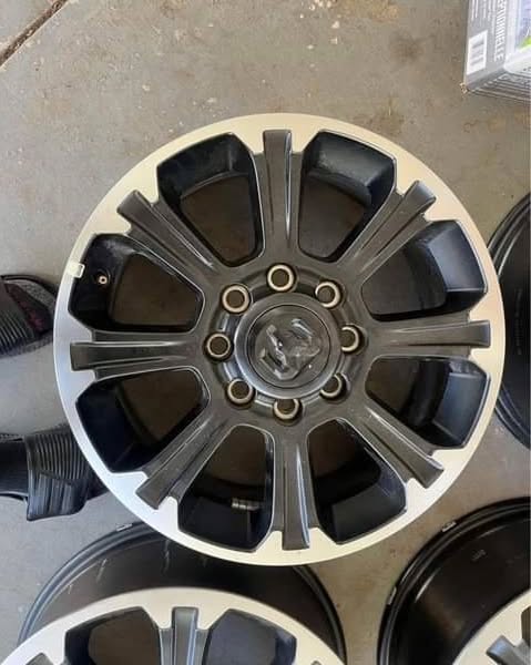 Dodge Ram 2500/3500 OEM 20” x 8” wheels - Image 2