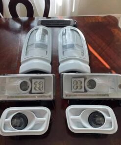 Dodge Ram headlights, taillights with 3rd brake light, and fog lights