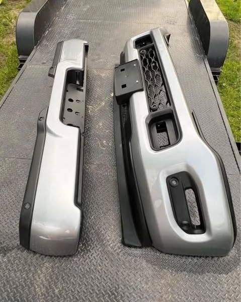 front and rear bumpers