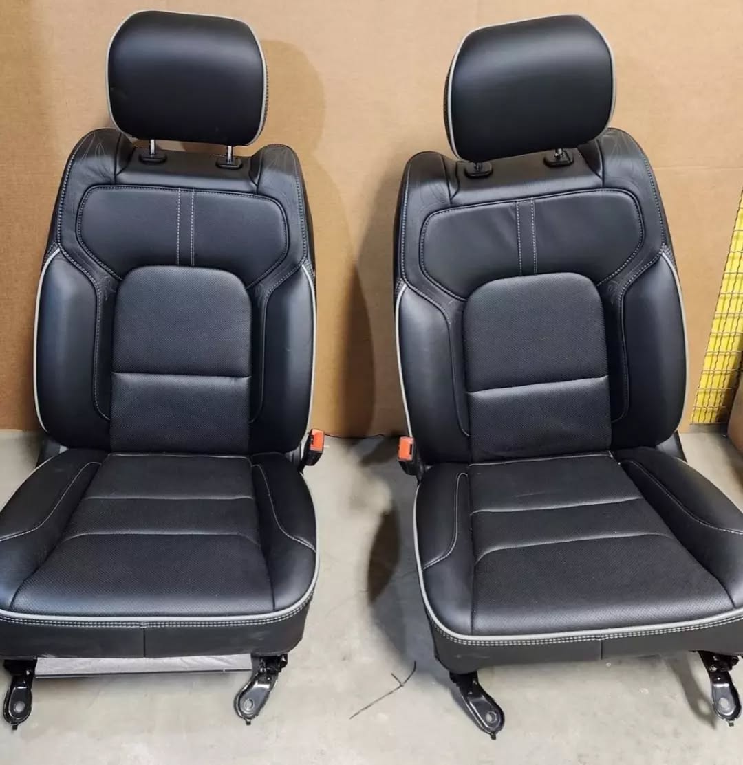 2022 Dodge Ram 1500 Series Front and Rear Leather Seats - Image 3