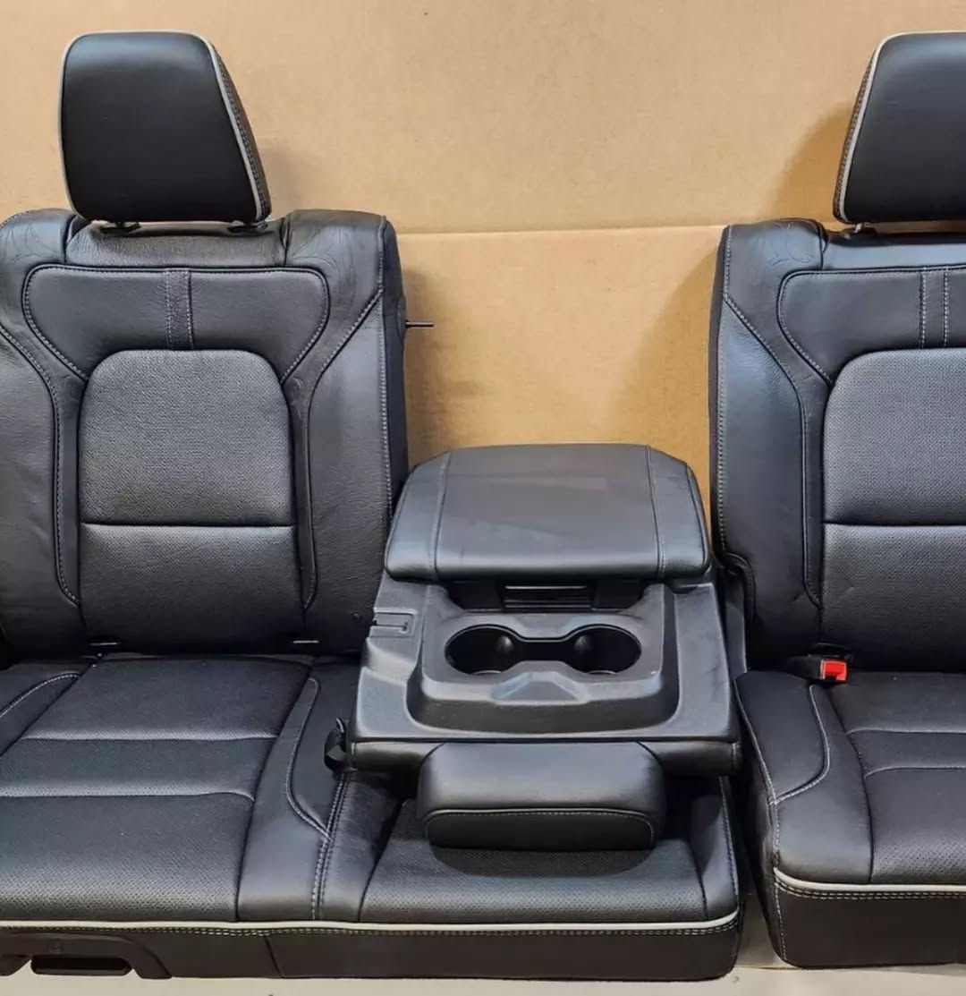 2022 Dodge Ram 1500 Series Front and Rear Leather Seats - Image 2