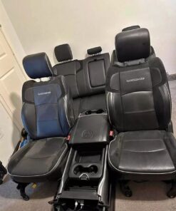 RAM LARAMIE BLACK LEATHER SEATS