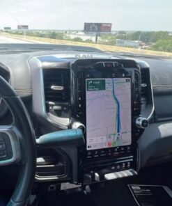 Alternative view of 2019-2024 RAM 1500, 2500, 3500 UCONNECT5 12″ screen with module