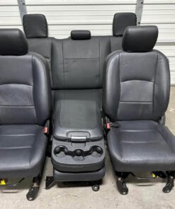 2003-2018 dodge ram 1500 2500 black leather front and rear seats