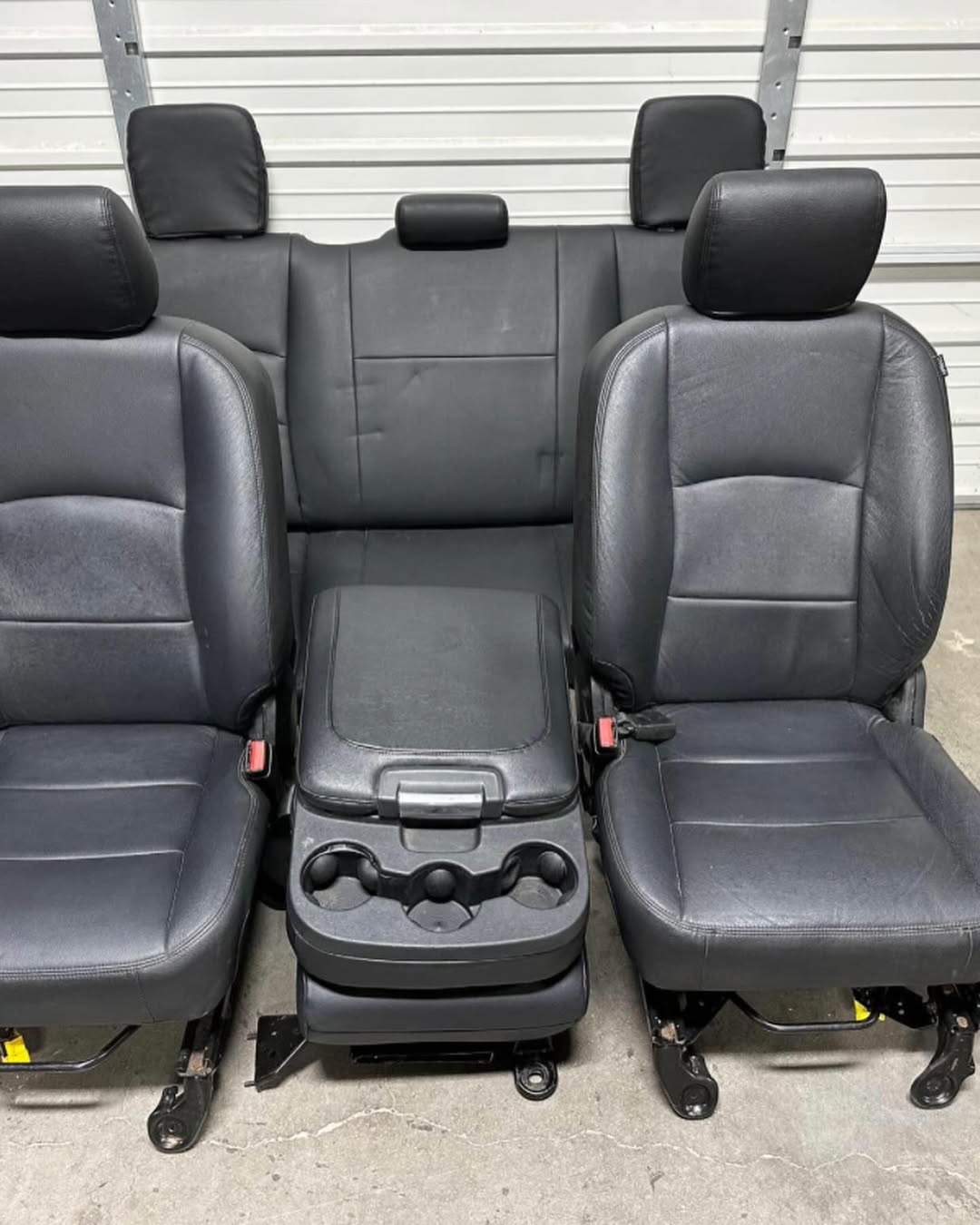 2003-2018 dodge ram 1500 2500 black leather front and rear seats