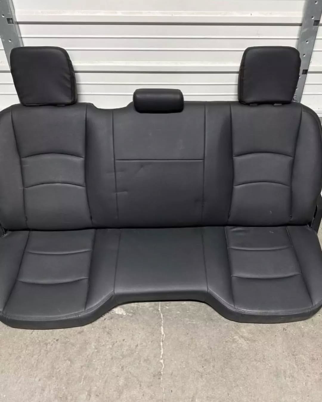 2003-2018 Dodge Ram 1500 2500 black leather front and rear Seats - Image 3