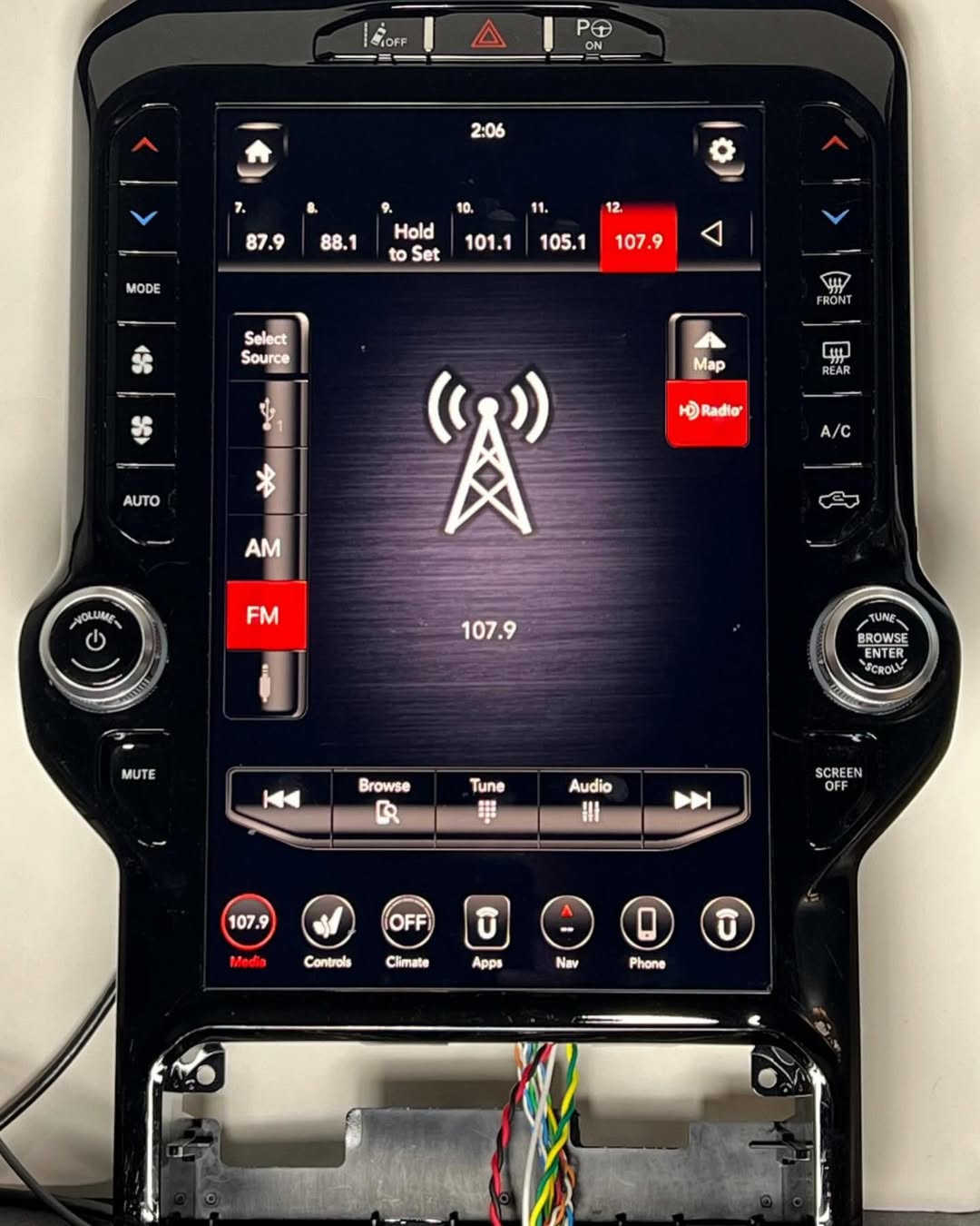 RAM 1500 2014-2024 UAX Navigation Radio