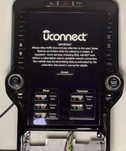 Alternative view of RAM 1500 2014-2024 UAX Navigation Radio Audio