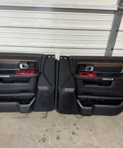 Dodge Ram 1500 2500 black Laramie crew cab door panels