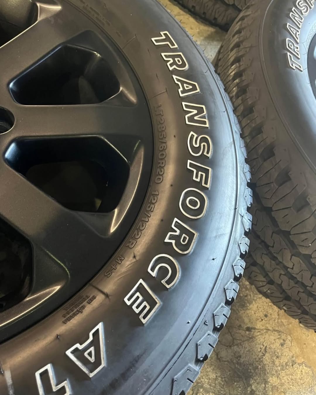 20 inch Original RAM 2500 / 3500 Wheels w/ Firestone Transforce Tires 285/60R20 - Image 2