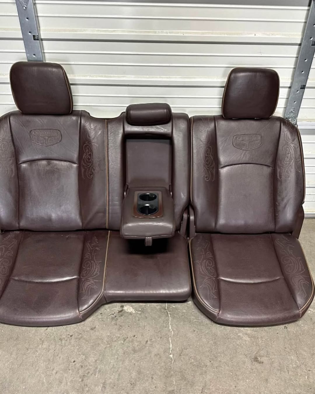 2003-2018 Dodge Ram 1500 2500 Brown Leather Crew Cab Longhorn Front And Rear Seats - Image 5