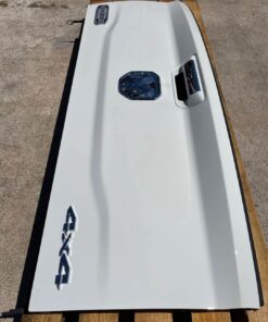 Alternative view of Ram 2500 3500 Factory Takeoff Tailgate in Pearl White OEM