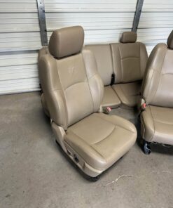 Alternative view of 2003-2018 Dodge Ram 1500 2500 Tan Leather Laramie Seats