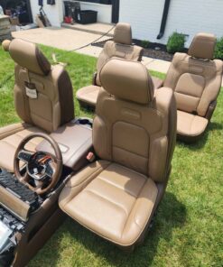 Alternative view of 2019-2023 ram longhorn seats and console