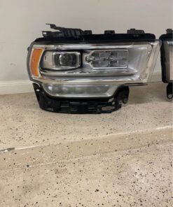 Alternative view of Ram 2500 3500 LED projector headlights.