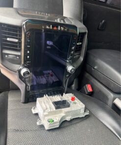 Alternative view of 2021 Ram 1500 crew cab screen and module