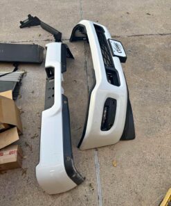 2019 to 2024 2500/3500 ram white front and rear bumpers