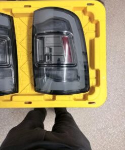 Alternative view of 2009-2018 Dodge Ram LED Smoked Tail Lights