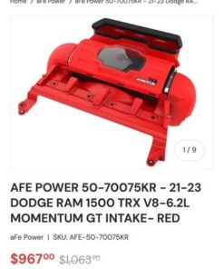 AFE Cold Air Intake